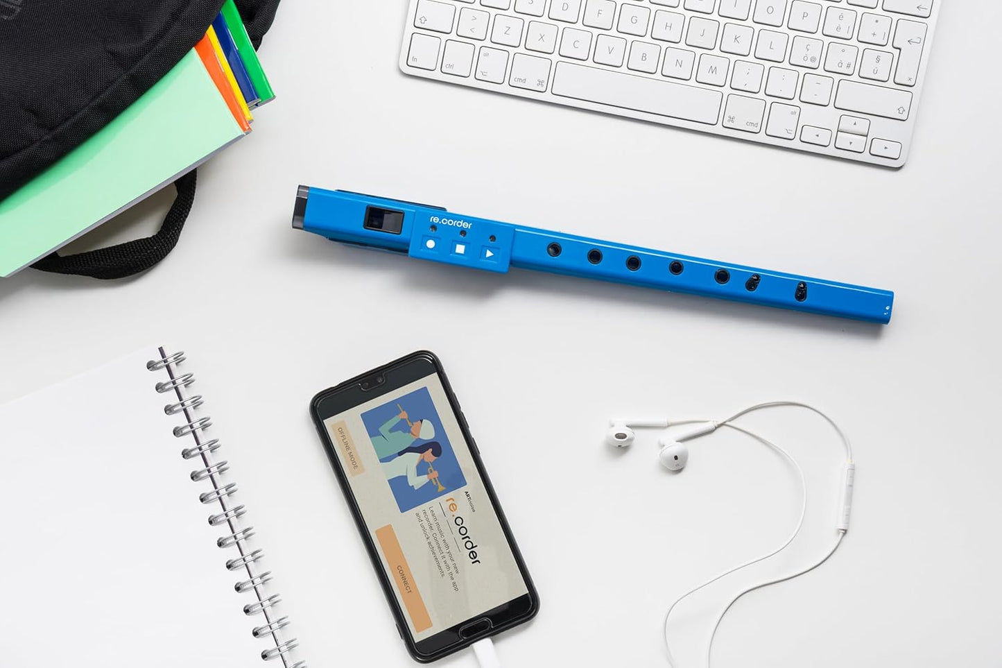 re.corder - the first acoustic and digital recorder - Bluetooth MIDI